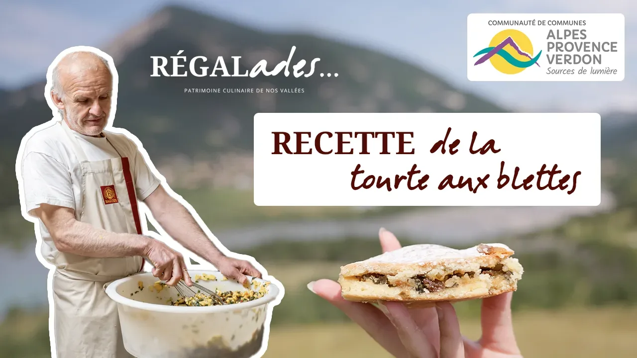 Mali, boulanger à Saint-André-les-Alpes, prépare sa recette de tourte aux blettes pour la série Régalades de la CCAPV.