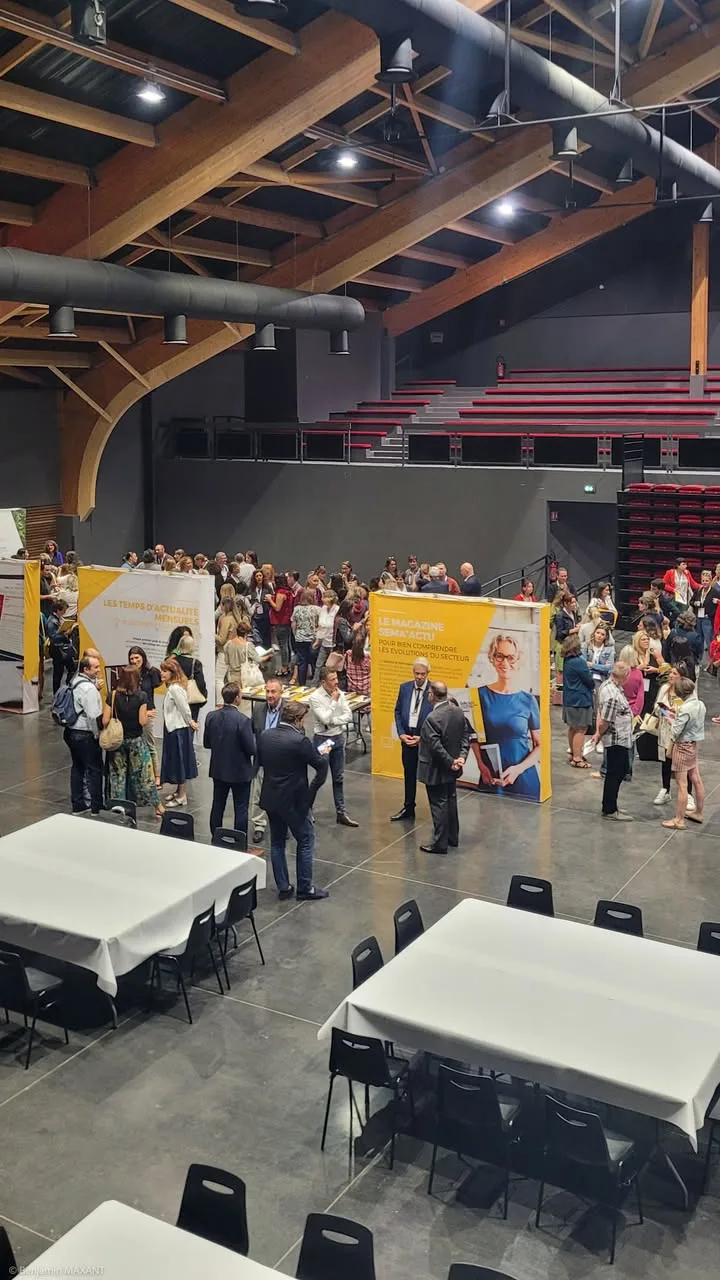 Salle de la rencontre régionale des secrétaires de mairie organisée par le CNFPT à Digne-les-Bains